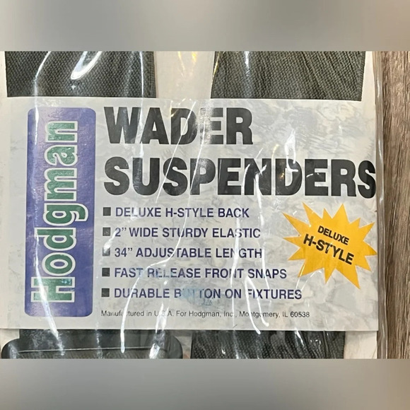 NEW Hodgman Wader Suspenders H-Style - Picture 3 of 4